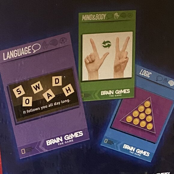 NEW | National Geographic BRAIN GAMES: The Game Board | Factory Sealed - Picture 8 of 12